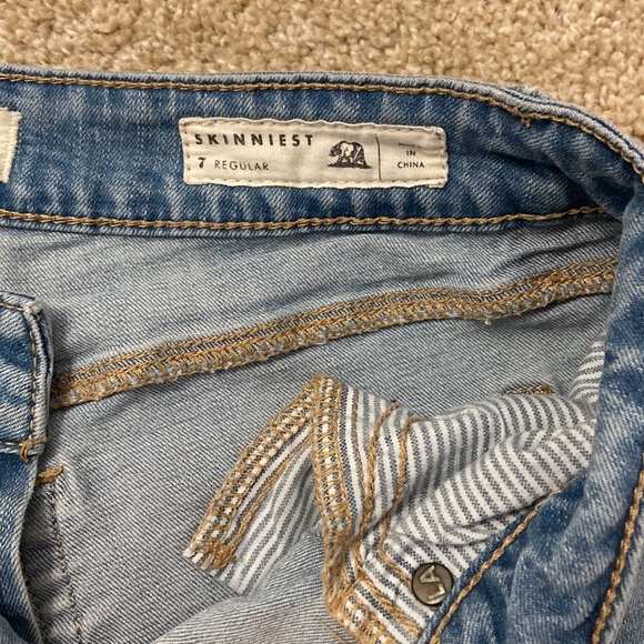 Bullhead Denim Co High Rise Skinniest Jeans 7 Regular - Picture 4 of 11